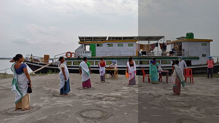 Coronavirus outbreak: Assam's boat clinics conduct door-to-door surveillance on saporis