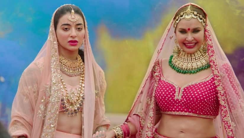 Bani J and Lisa Ray in a still from Four More Shots Please! season 2