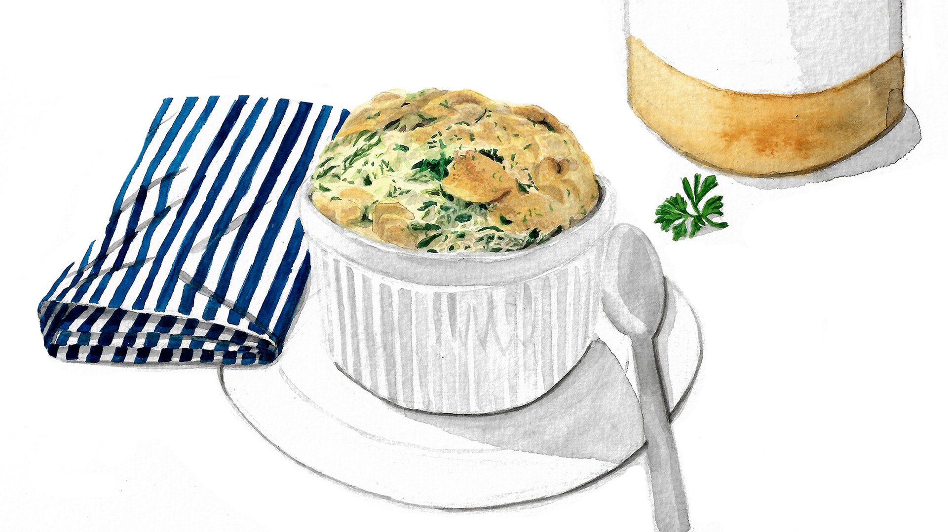 French Spinach Soufflé