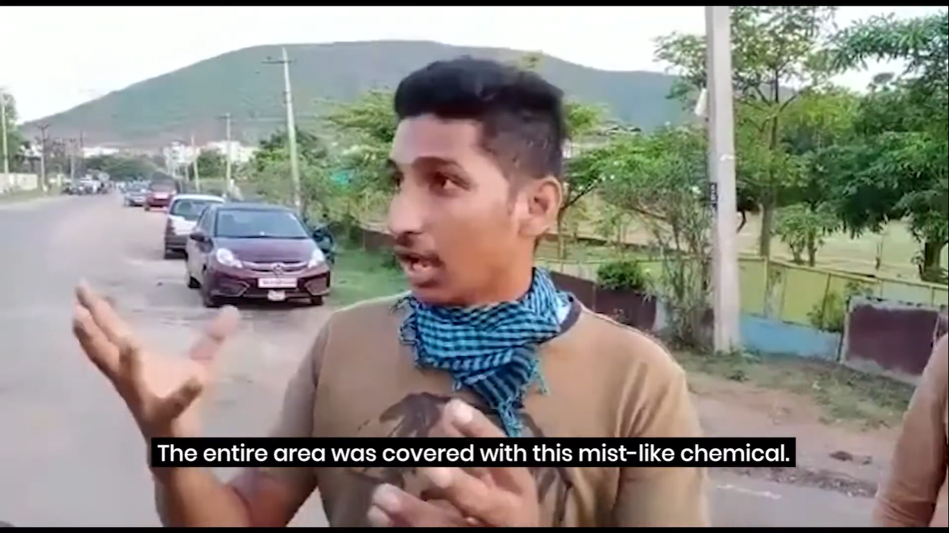 Eyewitness from Vizag recounts what transpired after the gas leak at LG Polymers Plant Eyewitness from Vizag recounts what transpired after the gas leak at LG Polymers Plant