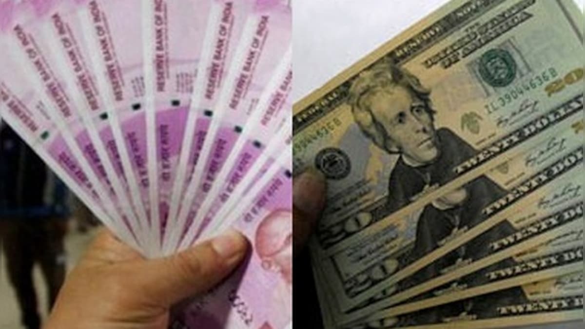 Rupee slips 13 paise to 8-week low of 74.44 against US dollar as crude oil prices rise