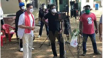 Coronavirus Outbreak: Akshay Kumar, R Balki shoot awareness campaign ad at Mumbai studio with necessary precautions