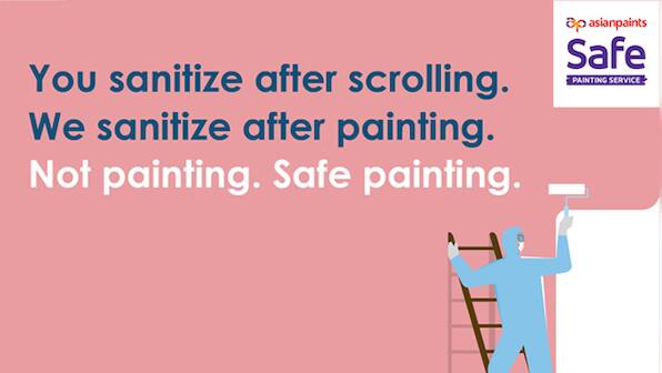 ASIAN PAINTS LETS YOU PAINT YOUR HOME WITHOUT COMPROMISING HEALTH AND SAFETY