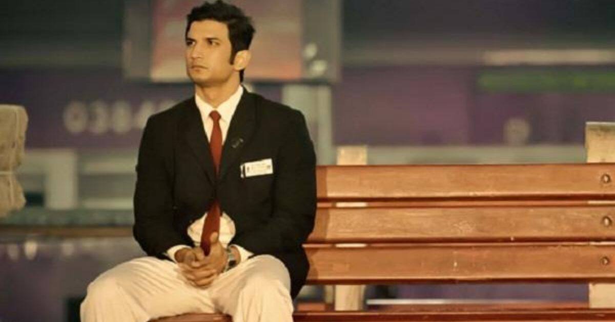 Sushant Singh Rajput in MS Dhoni- The Untold Story. Image from Twitter