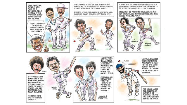 Kapil's Devils' Day of Glory: Read a comic on Team India's historic 1983 Cricket World Cup win Kapil's Devils' Day of Glory: Read a comic on Team India's historic 1983 Cricket World Cup win