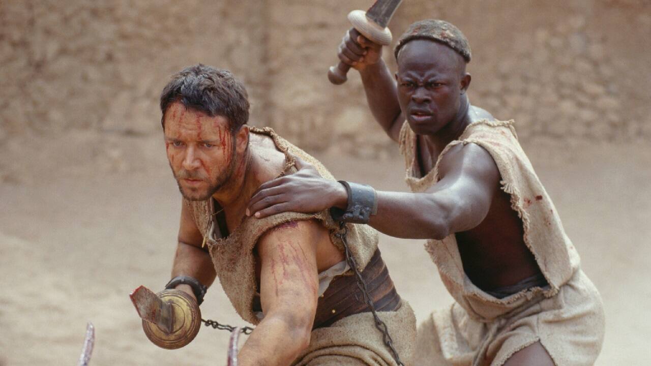 A still from Gladiator. Twitter/@oscarsworldcup