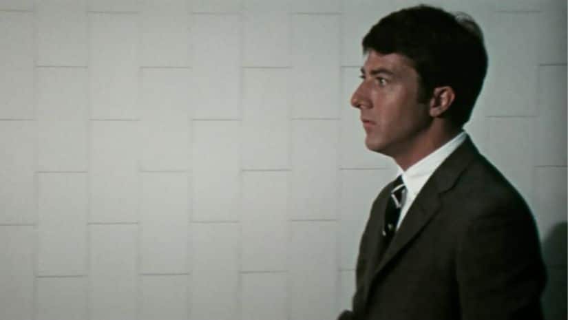 Dustin Hoffman plays Benjamin Braddock — the clueless young graduate in the film