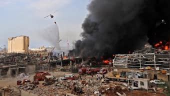 Fire breaks out at Beirut port a month after deadly blast killed 190; army helicopters to join fire-fighting ops