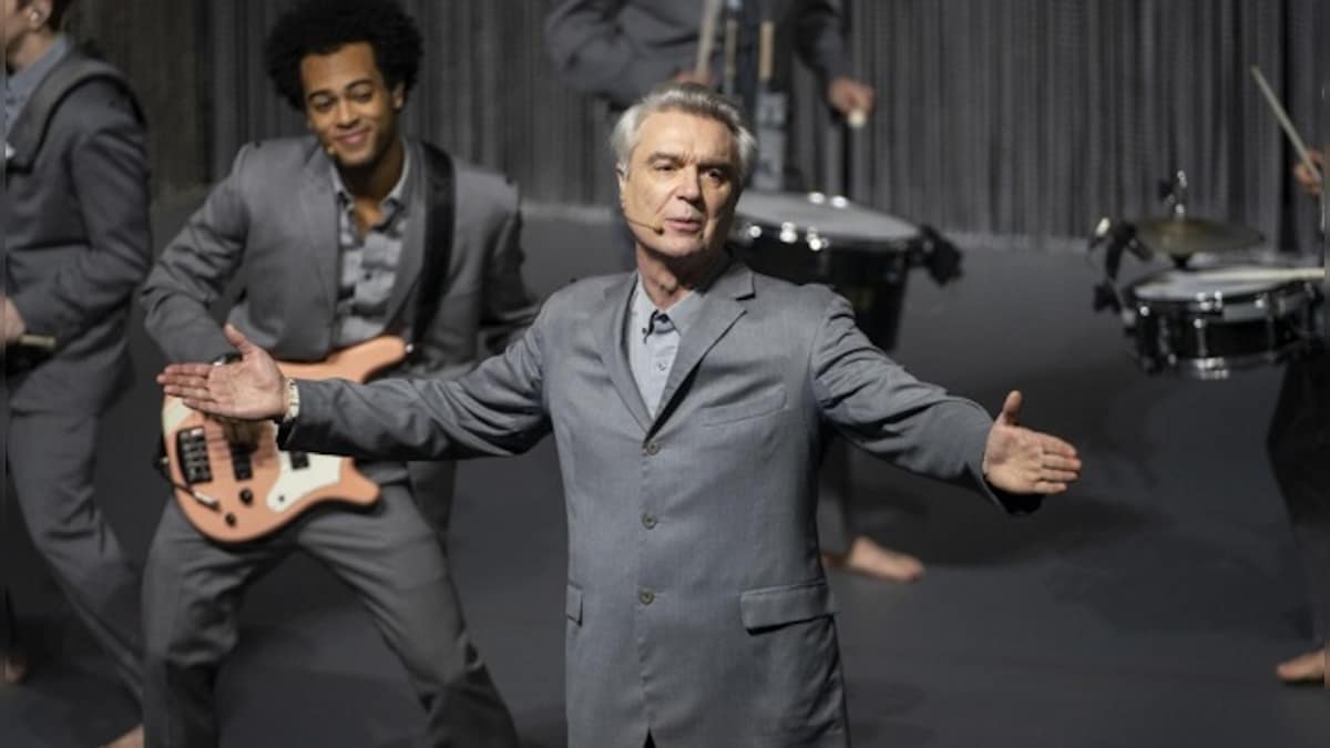 David Byrne discusses the 'universality' of American Utopia, and how it's 'uplifting' despite 'dark' themes