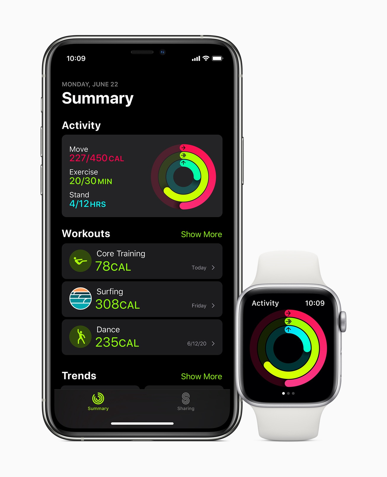 watchOS 7 fitness app