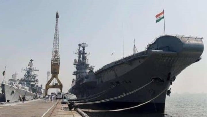 Indian Navy aircraft carrier 'Viraat' makes last journey to Gujarat, to be broken down and sold as scrap