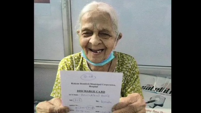 In Maharashtra's Thane, medicos give 106-year-old woman who beat COVID-19 warm farewell In Maharashtra's Thane, medicos give 106-year-old woman who beat COVID-19 warm farewell