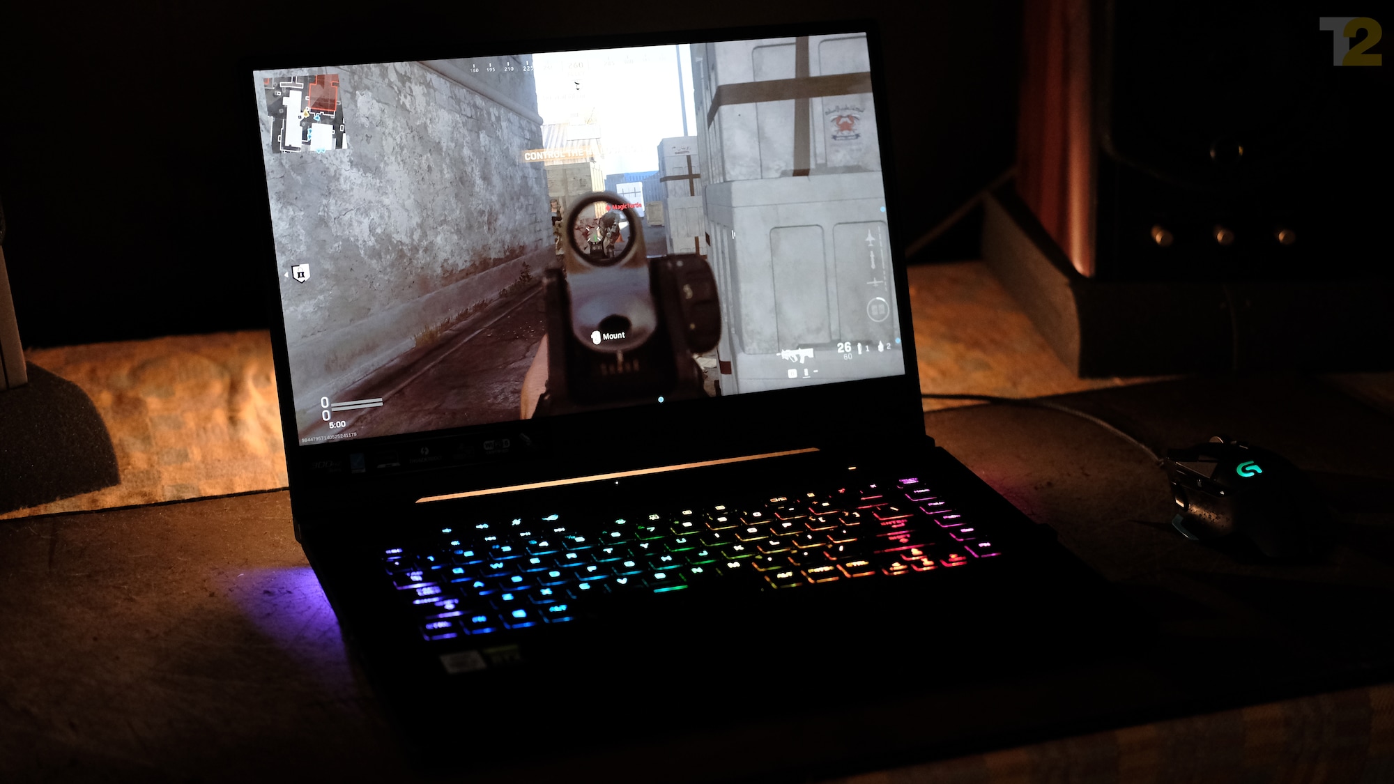 The Zephyrus S15 looks and feels like a premium device. The surfaces are well finished, the quality of materials used is excellent, and there’s little to no flex in the chassis. The RGB lighting is also tastefully placed. Image: Anirudh Regidi