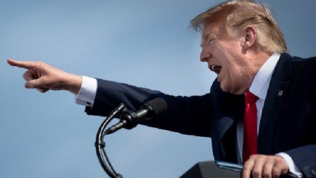 Bigly Yuge: Donald Trump confident of re-election but insists 'soup' coup can derail his plans Bigly Yuge: Donald Trump confident of re-election but insists 'soup' coup can derail his plans