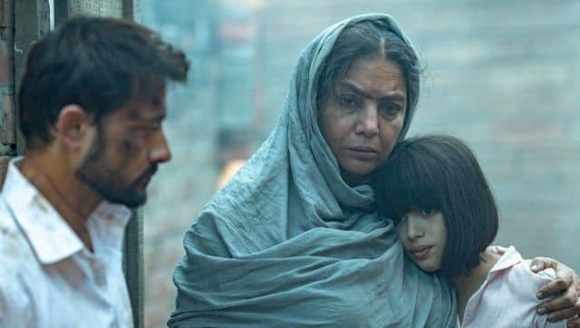 Shabana Azmi (centre) in a still from Kaali Khuhi