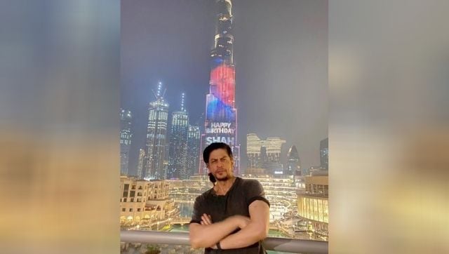 On Shah Rukh Khan's 55th birthday, Dubai's Burj Khalifa lights up with wishes for actor