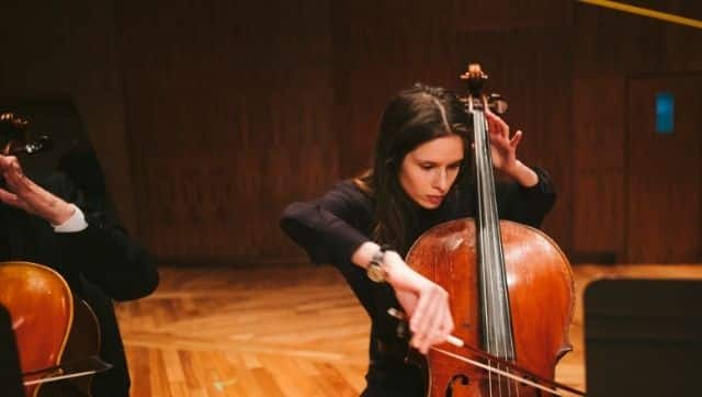 Daphne Patakia in a still from Nimic. Image from Twitter