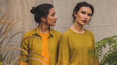 In a bid to lower carbon footprint, a group of Indian designers turns food waste into haute couture