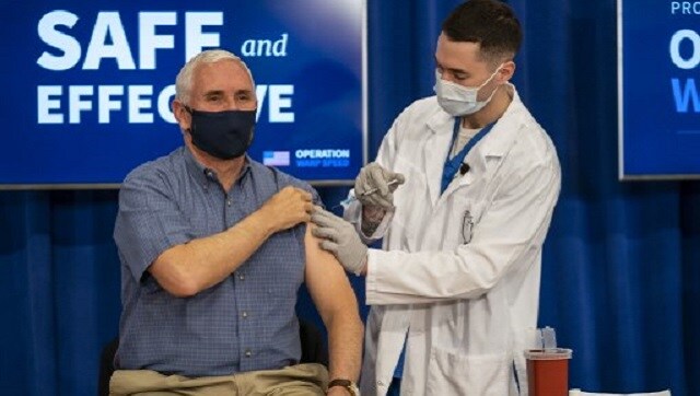 Mike Pence receives Pfizer shot on camera as US govt ups efforts to build confidence on vaccine efficacy