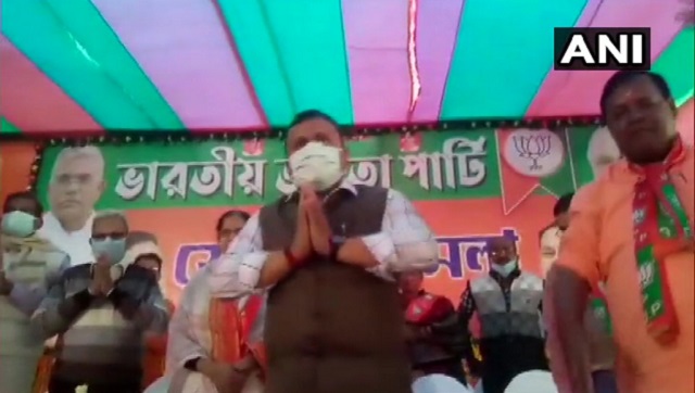 Fifteen councillors, including Soumendu Adhikari, in West Bengal's Contai quit TMC to join BJP Fifteen councillors, including Soumendu Adhikari, in West Bengal's Contai quit TMC to join BJP