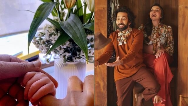 Nakuul Mehta, singer Jankee Parekh announce birth of son, share picture on social media Nakuul Mehta, singer Jankee Parekh announce birth of son, share picture on social media