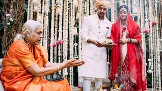 Gvwbwyqgcfwp4m For the wedding, dia had looked gorgeous in a red banarasi saree with gold jewellery. https www firstpost com entertainment dia mirza lauds woman priest who officiated actress marriage to vaibhav rekhi 9318071 html