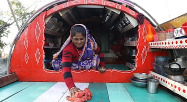 In Bangladesh, a fishing community lives in a boat village, dissociated from mainland, government assistance