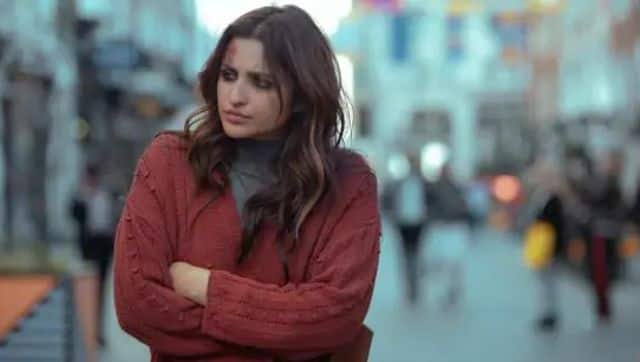 Parineeti Chopra in a still from The Girl on the Train. Image from Twitter