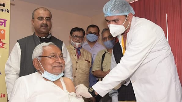 Everyone in Bihar will get free COVID-19 vaccine, even at private hospitals, says Nitish Kumar after receiving first dose