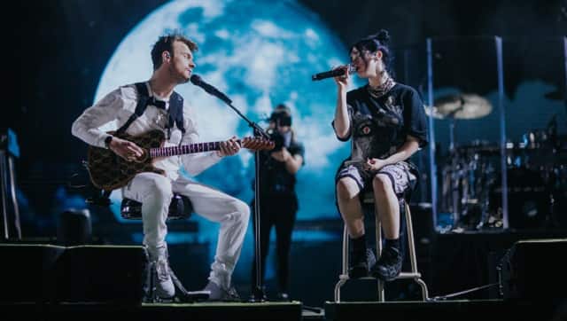 Finneas and Billie Eilish in The World's A Little Blurry