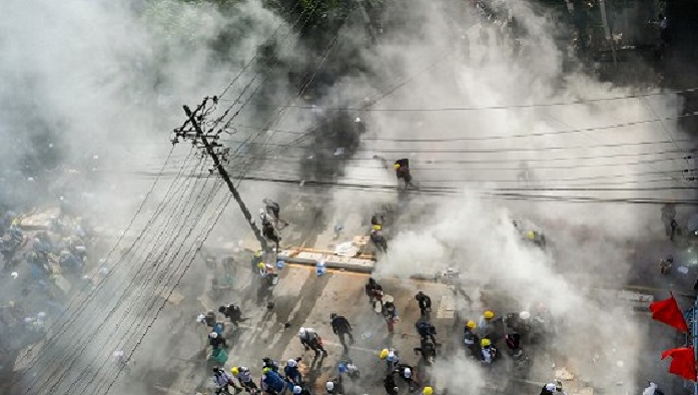 Myanmar coup: Day after military kills 54, protesters return to streets of Yangon, Mandalay Myanmar coup: Day after military kills 54, protesters return to streets of Yangon, Mandalay