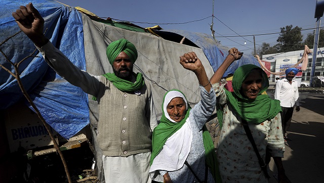 'Going strong': Farmers' protests at Singhu, Tikri, Ghazipur borders complete 100 days 'Going strong': Farmers' protests at Singhu, Tikri, Ghazipur borders complete 100 days