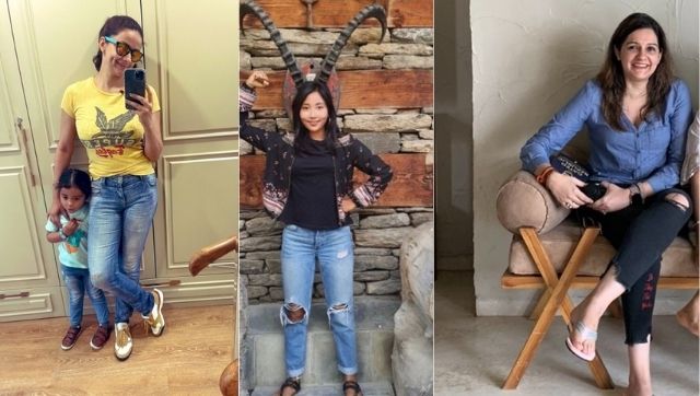'Soch badlo': Women post images in 'ripped jeans' after Uttarakhand CM says they set bad example 'Soch badlo': Women post images in 'ripped jeans' after Uttarakhand CM says they set bad example