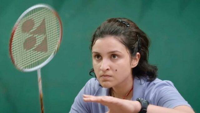 Parineeti Chopra in and as Saina. Image from Twitter