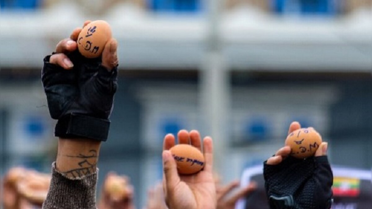 Myanmar protesters paint anti-coup messages on Easter eggs; Pope Francis expresses solidarity