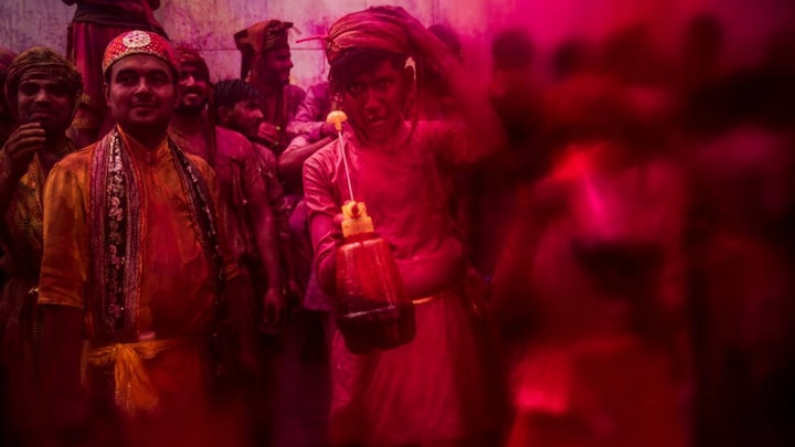 Revisiting Lathmar Holi, the colourful recreation of Radha-Krishna's relationship in villages of Nandgaon, Barsana