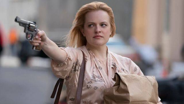 Elizabeth Moss as Claire in a still from The Kitchen. Image from Twitter