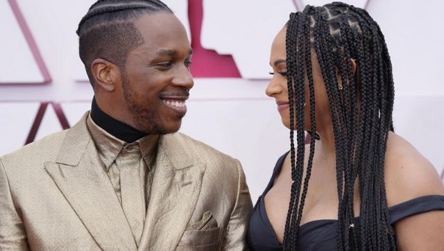 Leslie Odom Jr., left, and Nicolette Robinson. (AP Photo/Chris Pizzello, Pool)