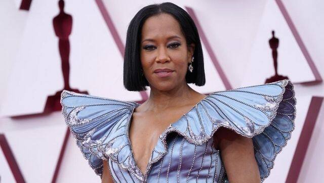 Regina King arrives at the Oscars. (AP Photo/Chris Pizzello, Pool)
