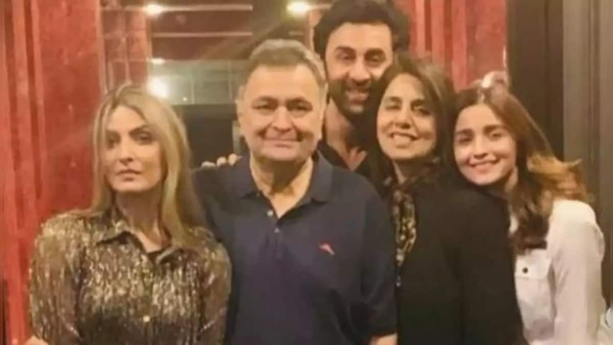 On Rishi Kapoor's first death anniversary, Ranbir, Alia Bhatt visit Neetu in Mumbai; daughter Riddhima pens note