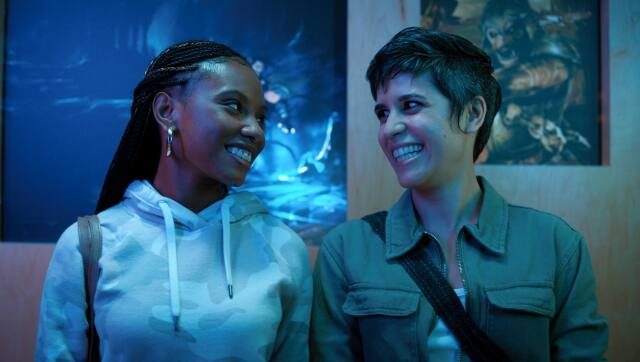 Imani Hakim and Ashly Burch in Mythic Quest Season 2
