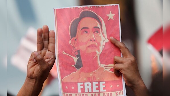 Aung San Suu Kyi sentenced to prison for four years by  Myanmar junta