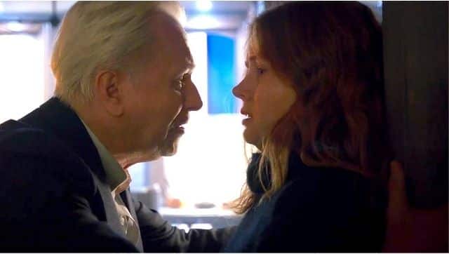 Gary Oldman (L) with Amy Adams in a still from The Woman in the Window. Image from YouTube