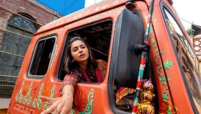 Rakul Preet Singh in a still from Sardar Ka Grandson