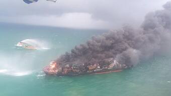 Sri Lanka facing worst marine ecological disaster, says environment authority after cargo ship catches fire
