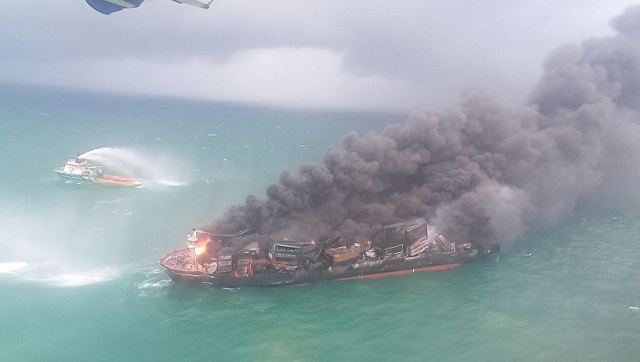 Sri Lanka facing worst marine ecological disaster, says environment authority after cargo ship catches fire Sri Lanka facing worst marine ecological disaster, says environment authority after cargo ship catches fire