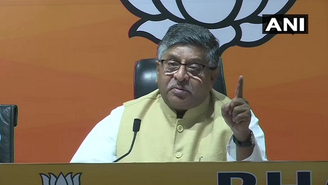 'Delhi govt is under ration mafia', claims Ravi Shankar Prasad; tussle over doorstep delivery scheme continues 'Delhi govt is under ration mafia', claims Ravi Shankar Prasad; tussle over doorstep delivery scheme continues