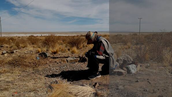 How a Bolivian indigenous community is struggling to survive the loss of the country's second largest lake