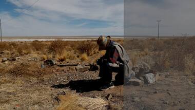 How a Bolivian indigenous community is struggling to survive the loss of the country's second largest lake