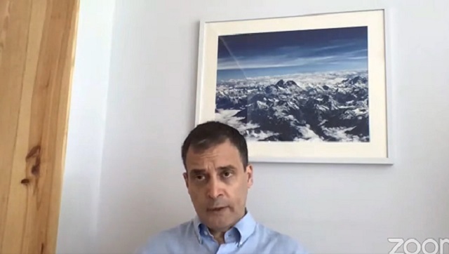 Rahul Gandhi takes swipe at Modi govt over China strategy, says 'Mr 56 is scared' Rahul Gandhi takes swipe at Modi govt over China strategy, says 'Mr 56 is scared'